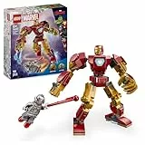 LEGO Marvel Iron Man Mech vs. Ultron - Superhelden Spielzeug mit 2 Minifiguren - Actionfigur mit beweglichen Armen, Beinen & Fingern - Geschenk für Jungen und Mädchen ab 6 Jahren 76307