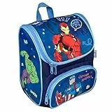 Scooli - CUTIE Vorschulranzen Avengers - Hauptfach und Vortasche - gepolsterte Träger und Rücken - Ideal für Kinder ab 3 Jahren
