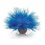 biOrb 46076 Aquarien Seelilie blau – kleine elegante Aquariumdekoration in Form einer detaillierten Wasserpflanze aus langlebigem Kunststoff für Süßwasseraquarien und Meerwasseraquarien