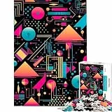 1000-teiliges Kaleido Craze Puzzle für Erwachsene Denkspielzeug klare Linien ruhige Spielzeit festliches Geschenk (50x75cm)