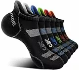 KEMISANT Sneaker Socken 6 Paare, Socken Herren Laufsocken Knöchelsocken Kurzsocken,Fußgewölbestütze Atmungsaktive Anti Schweiß(6Paare,43-46)