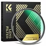 K&F Concept UV Filter 82mm Ultra-niedrige Reflexion & 9H Härte 2-in-1 Schutzfilter (Nano-Xcel)