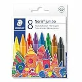 STAEDTLER 229 NC8 jumbo Wachsmalkreiden Noris Club, 8 Stück im Kartonetui
