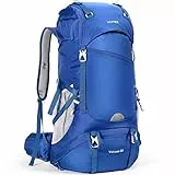 HOMIEE Wanderrucksack 50L, Herren Damen Wasserdichter Trekkingrucksack Reiserucksack Outdoor Wandern Rucksack Mit Regenabdeckung, Backpacker rucksack Für Wandern, Bergsteigen, Camping, Reisen Sport