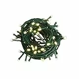 LEX | 80er LED Lichterkette | 6,3m Beleuchtung für Innen- und Außenbereich | IP44