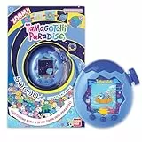 Bandai - Tamagotchi Paradise Wasser - Virtuelles Haustier zum Aufziehen - Tamagotchi Interaktives Spielzeug auf Deutsch, Zoom-Drehrad - Modell Wasser in Blau - Spielzeug für Kinder ab 6 Jahren - 43422