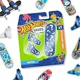 Hot Wheels Skate Fingerboard Spielset, designt in Zusammenarbeit mit Tony Hawk, inkl.1 Fingerboard und 1 Paar Skateboard-Schuhe (Verschiedene Modelle, zufälliges Set), ab 5 Jahren, HGT46