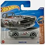 Hot Wheels - Triumph TR6 - JBC34 – TH - Treasure Hunt - Track Champs 5/5 - klassischer Roadster mit Racing Design im Maßstab 1:64 - Mattel 2025 (249/250)