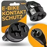 Wheeloo Kontaktschutz Abdeckung für Bosch E-Bike I 2er Set I Schwarz I Orange I eBike Akku Zubehör I Ladekabel Pin Schutz gegen Regen, Schmutz und Dreck (Schwarz)