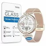 Frgnie 3 Stück Schutzfolie Kompatibel für Shepatio Smartwatch 1,19', Hartglas Displayschutz, Kompatibel für LIGE, FEELNEVER, ESFOE FV4 Smart Watch Damen Schutzfolie