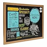 Amazon Basics Tafel, 43 x 58,4 cm, Schwarz