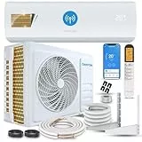 Danyon Klimaanlage Split - 12000 BTU - 3,4 kW, Selbstreinigung, leise, Smart Home, Inverter Klimagerät mit Heizfunktion, Splitgerät vorgefüllt mit R32 Kältemittel, Timer, bis 60 m2-5m Set (3,4 kW)