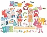 Hape Magnetisches Anzieh-Puzzle - Kinder-Puzzle mit Magneten, inklusive Holzsockel, Kreativ-Set, Lernspielzeug und Steckpuzzle für Kleinkinder, fördert Feinmotorik und Kreativität, ab 18 Monate