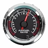 KIMISS 2in 12 -V -Luftkraftstoffverhältnis mit 7 Farben LED Display Hohe Genauigkeit AFR Messgerät für Universelle 12 V Autos