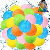 Wiederverwendbare Wasserbomben Schnell Befüllbare Wasserbälle, Sommer Outdoor Spielzeug für Kinder Erwachsene, Garten Pool Strand Party Spiele (25 Stück)