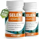 Selen hochdosiert 2x365x Selen 200µg Tabletten - Komplex aus 3 hochwertigen Selenium-Quellen: Selenhefe, Selenmethionin & Natriumselenit, Selentabletten - laborgeprüft mit Zertifikat - 100% vegan