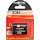 ANSMANN Lithium Batterie 2CR5 / 6V Li Fotobatterie mit Langer Haltbarkeit/Unempfindlich gegen Extremtemperaturen/Ideal für Kameras, LED-Taschenlampen, Sensor-Wasserhahn, und vieles mehr