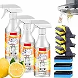 Powerful Kitchen Foam Cleaner, Küchen Schaumreiniger, Foamify Küchenschaumreiniger, All Purpose Kitchen Foam Cleaner, Powerful Stain Removing Foam for Kitchen Cleaning 60ml (3 Stück)