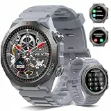 Militär Smartwatch Herren Damen, 1.39''HD Display Fitnessuhr für Outdoor, Herzfrequenz, Schlafmonitor, 110+ Sportmodi , IP68 Wasserdicht Sportuhr, 30 Tage Akkulaufzeit, Schrittzähler für Android iOS