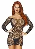 Leg Avenue Very Sexy Lingerie Lace Long Sleeved mini Kleid, 200 g