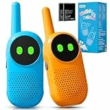 Walkie Talkie Kinder ab 3 4 5 6 7 8 Jahre, NXGKET 2er Set Aufladbar Walkie Talkies, Funkgerät Radio Walki Talki, Spielzeug Geschenke für 3–12 Jährige Junge Mädchen zum Geburtstag Weihnachten Ostern