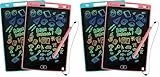 kogabanny 2 Stück LCD Schreibtafel Zeichenbrett Bildschirm 8,5 Zoll Umweltfreundlich Heller Bunten Schrift Pad Lernspielzeug-Geschenk für Kinder 3-10 Jahre altes Mädchen Jungen (Packung mit 2)