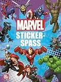 MARVEL: Stickerspaß: Mit coolen Stickern, Rätseln und Ausmalseiten