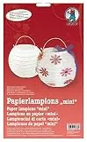 Ursus 18470000 - Blanco Papierlampion Mini, weiß, Durchmesser, ca. 10 cm, 6 Stück, schwe entflammbar, inklusive Teelichthalter, zum Selbstgestalten, ideal für den nächsten Laternenlauf