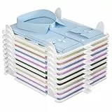 Dreamhigh® Pack of 10 Kleiderschrank Organizer, Schubladeneinsätze für Kleiderschränke, Aufbewahrung und Organisation for Bathroom, Kitchen, Wardrobe Storage, Space-Saving