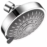 Ouneed- Duschkopf Regendusche Einbauduschköpfe Regen Duschkopf Kopfbrause Raindance Duschbrause Rund Schwenkbar 80 Kopfbrause, 5 Strahlarten,