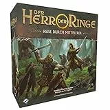 Fantasy Flight Games, Der Herr der Ringe: Reise durch Mittelerde, Grundspiel, Expertenspiel, Dungeon Crawler, 1-5 Spieler, Ab 14+ Jahren, 60+ Minuten, Deutsch, Mehrfarbig. Bunt