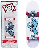 Tech Deck, Santa Cruz Handboard, Mini-Skateboard für Tricks mit den Händen, original Skate-Grafik Screaming Hand, ab 6 Jahren, Nicht zum Draufstellen geeigent
