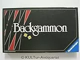 Ravensburger Backgammon schwarz - Klassisches Brettspiel für 2 Spieler ab 10 Jahren (Empfohlen) / ab 14 Jahren (Ravensburger)