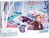 Clementoni - 16187 - Sapientino - Der interaktive Riesen-Teppich Disney Frozen 2 - Made in Italy, Puzzle Kinder, Lernspiel Kinder 3 Jahre, sprechendes elektronisches Spiel