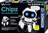 KOSMOS 617127 Chipz - Dein intelligenter Roboter, mit mehrsprachiger Anleitung, für Kinder ab 8-14 Jahre, folgt Bewegungen, weicht Hindernissen aus, Licht- und Soundeffekte, Roboter-Spielzeug