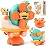 VORENUS Hochstuhl Saugnapf Spielzeug für Babys ab 6 Monaten, Motorik Montessori Spielzeug ab 1 Jahr, Sensorik Baby Saugnapf Spielzeug, Geschenk 1 Jahr Mädchen & Jungen 7 8 9 10 11 12 Monaten