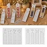 8 Stück Silikonformen zum Gießen, Gipsformen mit Pilz, Herz, Schmetterling, Engel und Schneeflocke, DIY Formen für Geldgeschenke, Weihnachtsdeko, Hochzeit, Ostern und Halloween