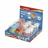 KEYROAD Universal-Radiergummi 30 Stck. Welle/verpackt im Display/Mischfarben/aus Thermoplastischem Gummi Höchster Qualität/Kinder Kleine Lustige Radiergummi, KR971790