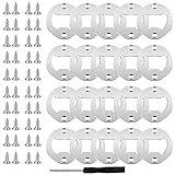 20 Stück Bieröffner Rohling Edelstahl Flaschenöffner Einsätze Hardware Rund Basteln Kit für Küche Restaurant Bar DIY