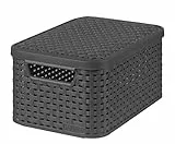 Curver Aufbewahrungsbox, Polypropylene, anthrazit, 29 x 20 x 14 cm