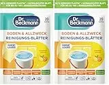 Dr. Beckmann Allzweck Reinigungs-Blätter SUMMER LEMON | 20 Blätter (Packung mit 2)
