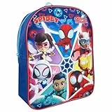 Marvel Spiderman Rucksack Kindergarten | Spider-Man Schulrucksack | Kindergartenrucksack Jungen | Kleinkinder Rucksäcke | Eine Größe Blau