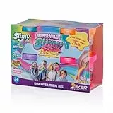 Slimy Super Value 4er-Pack - Original Slime Set mit 3 verschiedenen Spielmassen in 9 Farben, maximaler Spielspaß für Kinder mit Schleim und elastischer Spielknete