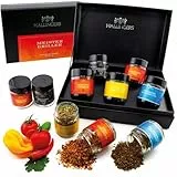 Hallingers Meistergriller - Gewürz Geschenkset Grillen handmade, 5 Gewürze aus aller Welt (Set) - Geschenk im Sommer & als perfektes Grillgeschenk | Geburtstag Glückwunsch Neues Zuhause Danke Glückwün