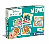 Clementoni Memory Disney-Charaktere - Memoryspiel für Kinder ab 4 Jahren - Memo Spiel fürs Gedächtnis mit 48 Karten - Ideal als Reisespiel 18308