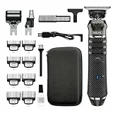 Wahl Pro Series High Visibility Trimmer, dicht schneidender Schneidsatz, Lithium-Ion, völlig abwaschbar Barttrimmer, Grooming Kit, austauschbare Köpfe, kabellos, dicht schneidend