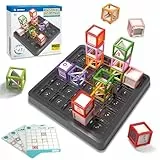 fisca Laser Maze Puzzle Labyrinth Schachspielzeug Laserstrahl Biegeturm Logik Labyrinth Spiel Übung Konzentration Kinder Brettspiel für Jungen und Mädchen ab 8 Jahren