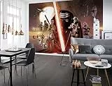 Komar - Fototapete STAR WARS EP7 COLLAGE - 368 x 254 cm - Tapete, Wand, Dekoration, Wandbelag, Wandbild, Wanddeko, Universum, Galaxy, Laserschwert - 8-492