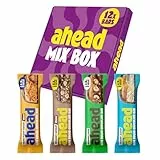 AHEAD Schokoriegel Probierpaket 2.0 |12x Keto Riegel – max. 1,7g Zucker* & 6g Net Carbs Pro Riegel | Low carb Süßigkeiten | Schokolade ohne Zuckerzusatz | Keto Schokolade