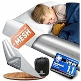 CHILDOO Rausfallschutz Bett Reise für Kinder & Baby - aufblasbares Bettgitter Rausfallschutz Boxspringbett - Bettschutzgitter Kinderbett Elternbett - tragbarer Fallschutz Bett Rausfallschutz 200cm